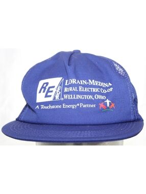 VTG K-Products Lorain-Medina Rural Electric Co-Op Wellington OH USA Trucker Hat